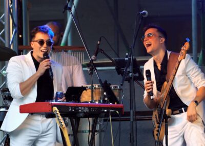The Yacht Brothers performing live on stage